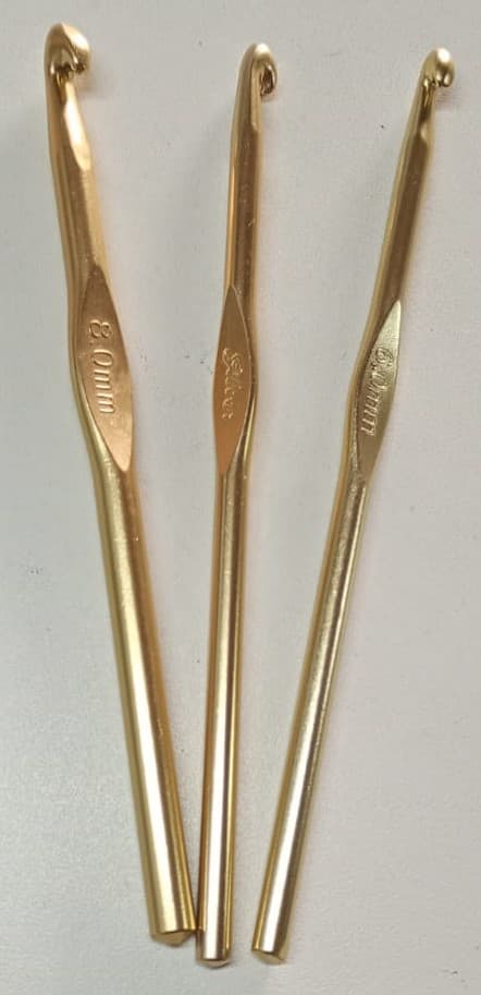 Agujas crochet aluminio